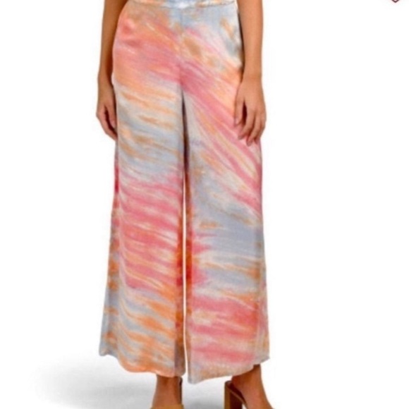 Revolve Young Fabulous and Broke Tie Dye Wide Leg Pants Size XS - Picture 1 of 7